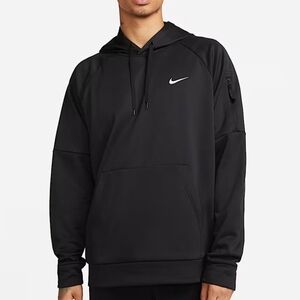 Nike Therma Men's Therma-FIT Hooded Fitness Black Small Pullover